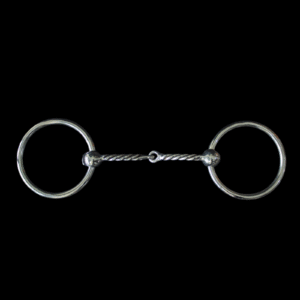 BRIDÃO DE ARGOLA NA BOLINHA - BOCAL TORCIDO