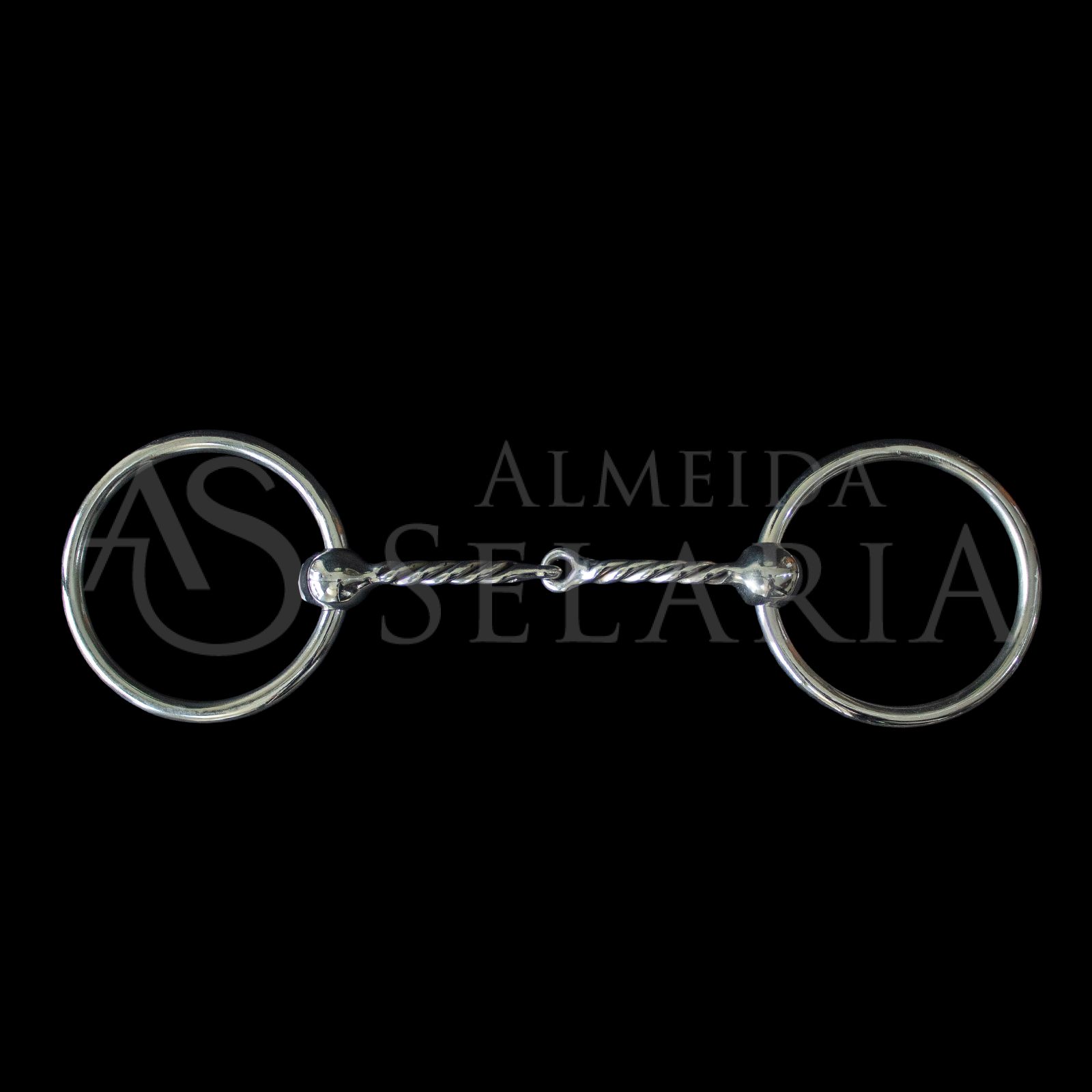 BRIDÃO DE ARGOLA NA BOLINHA - BOCAL TORCIDO