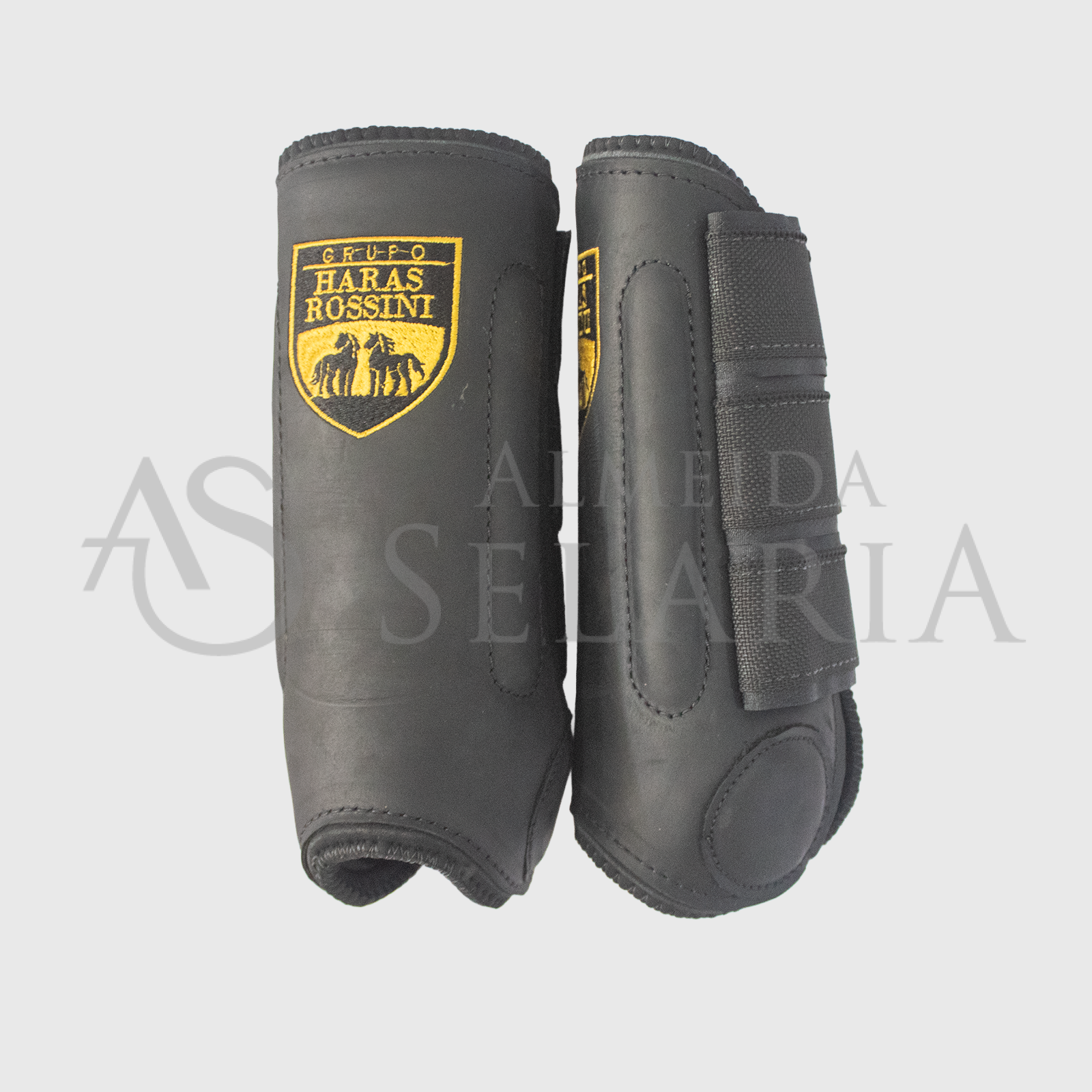 CANELEIRA DE COURO - 3 VELCROS (PERSONALIZADA) - Imagem 2