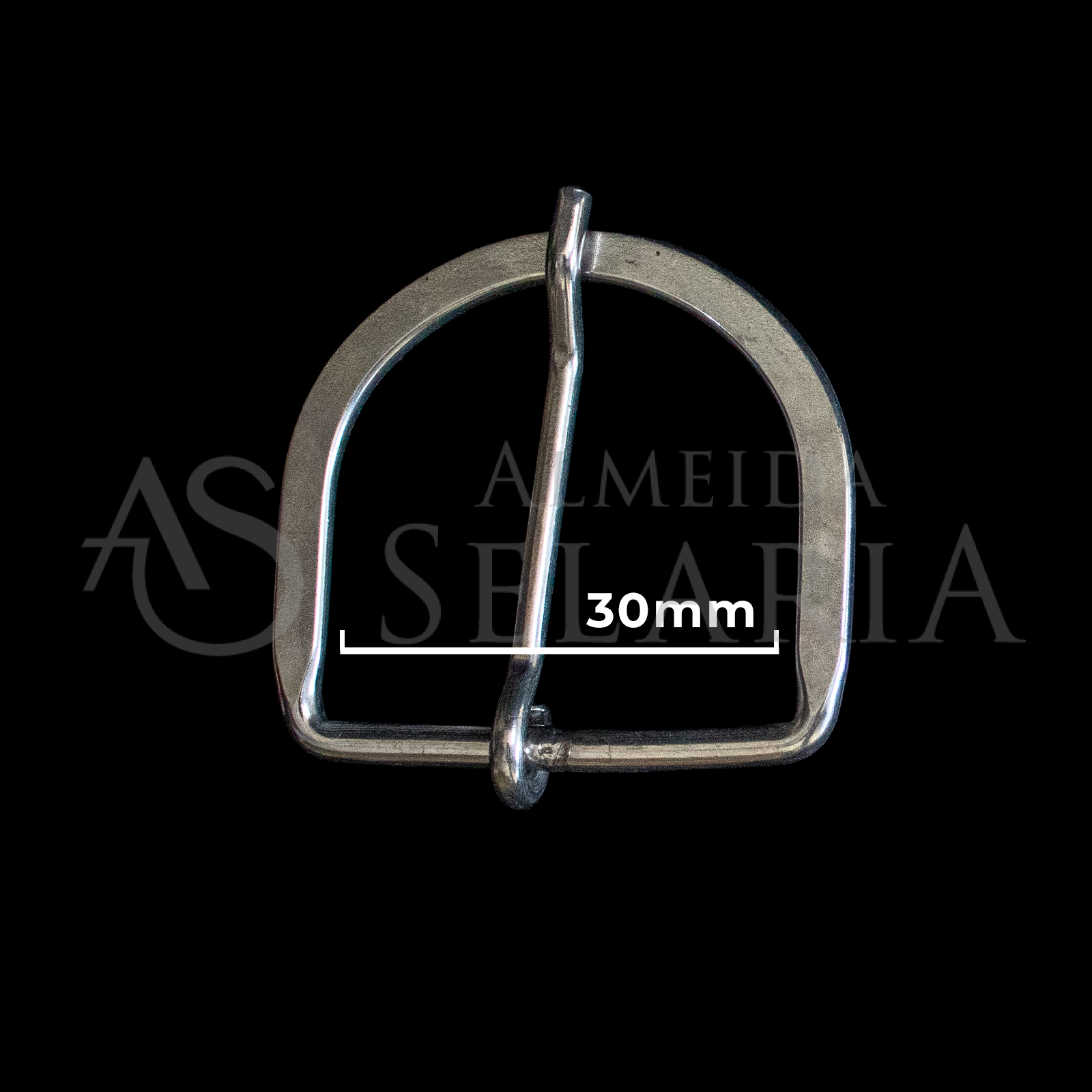 MEIA ARGOLA COM PINO-30MM