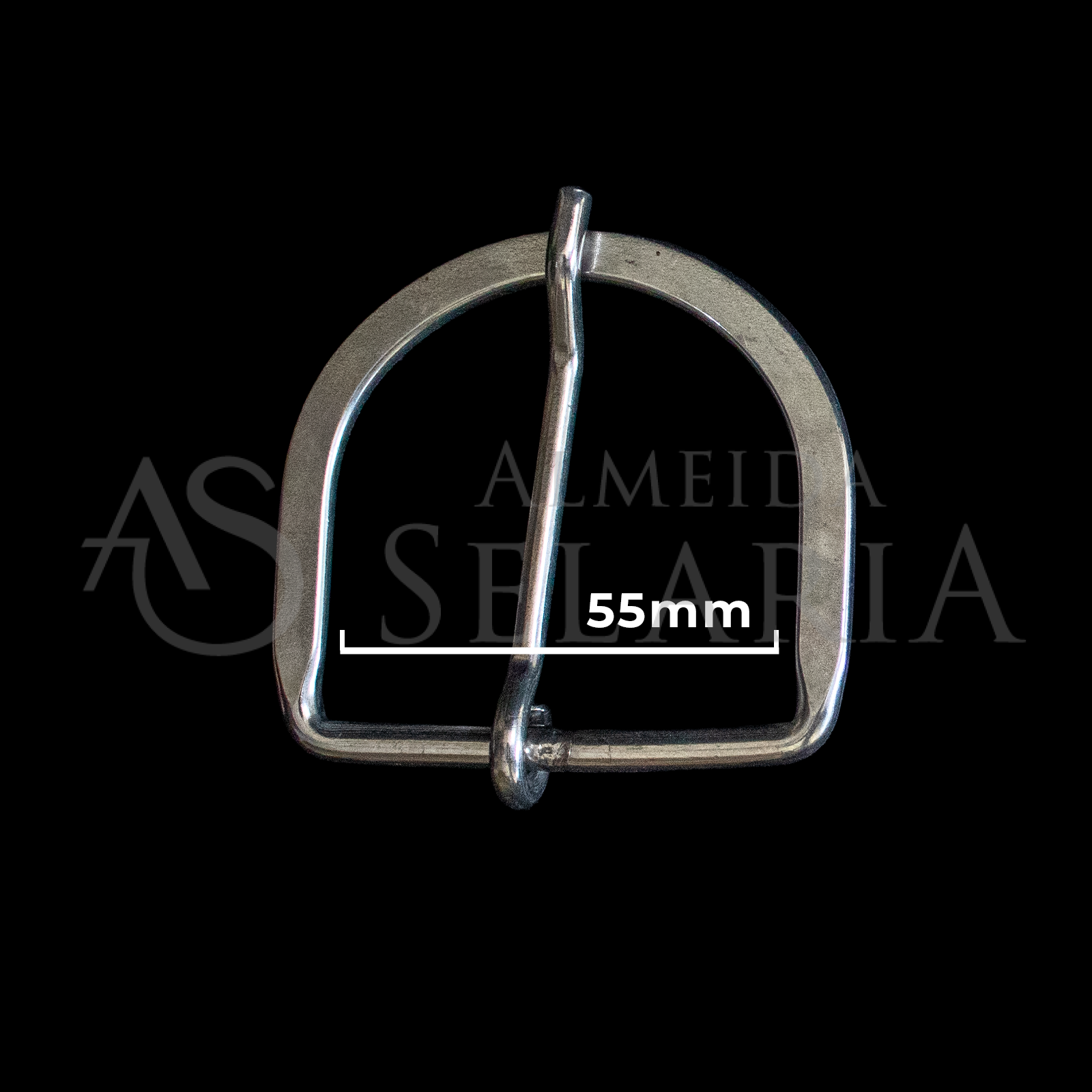 MEIA ARGOLA COM PINO-55MM