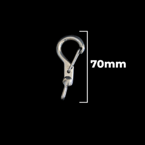 MOSQUETÃO REFOÇADO "PP" - (CHAVEIRO)